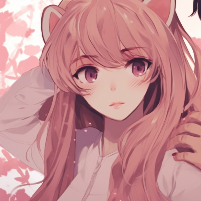 Two characters in funny poses, bright colors and expressive faces. endearing matching couple pfp pfp for discord.