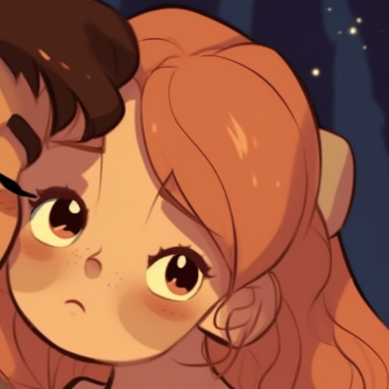 Two characters standing side by side, old-school attire and detailed inking. vintage matching pfp for couples cartoon pfp for discord.