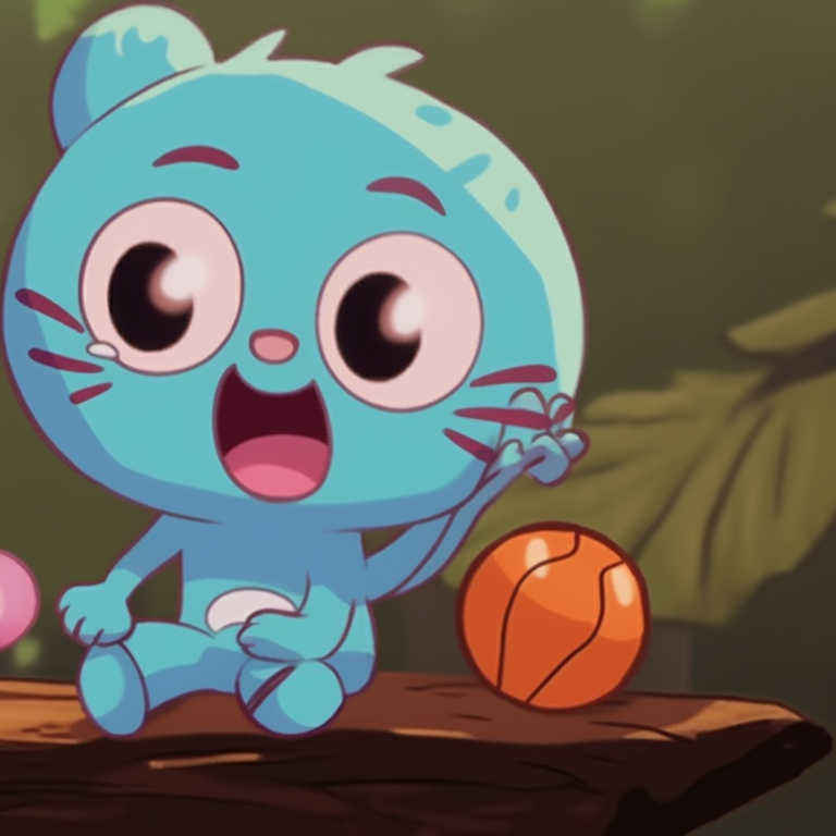 Gumball and Darwin in their natural habitat, displaying a strong sibling bond. gumball and darwin characters pfp pfp for discord.