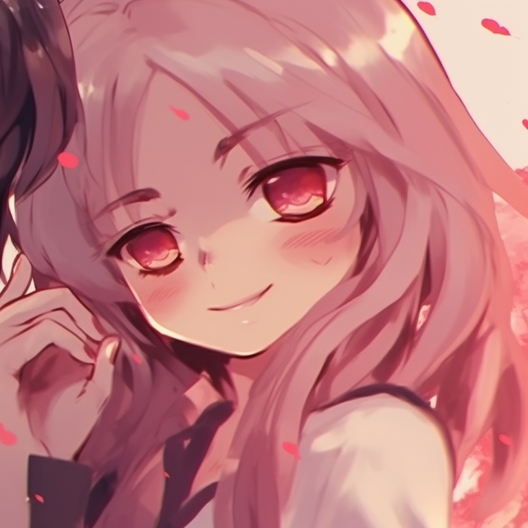 Two characters in warrior attire, standing back to back, strong lines and muted colors. perfect pfps for 2 anime-friends pfp for discord.