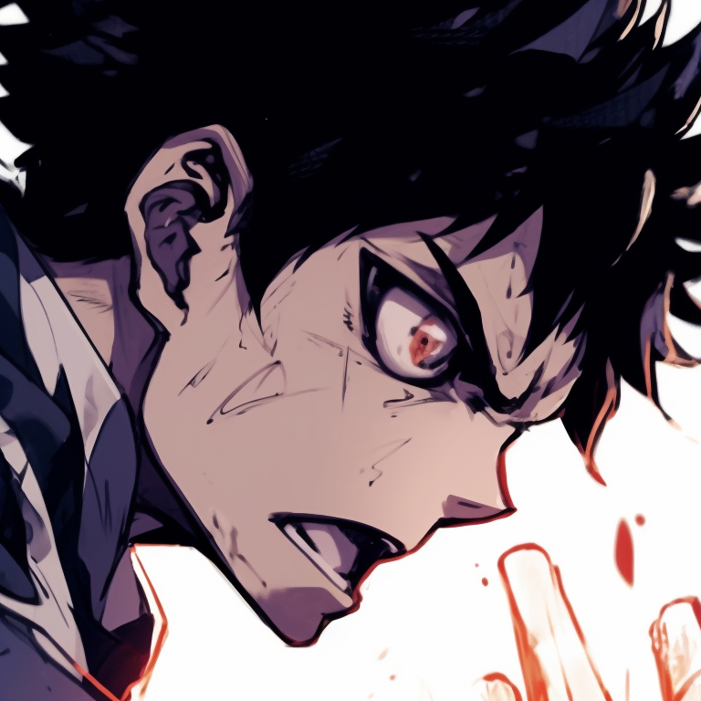 Two characters in action, dynamic shapes and bright colors. blue lock matching pfp - male characters pfp for discord.