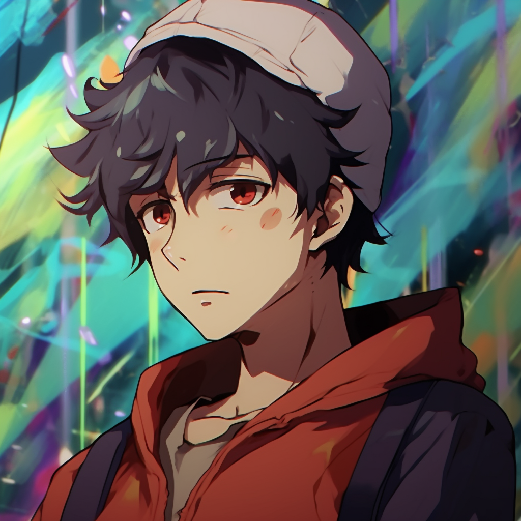 Detail of Ash's cap, a signature element of his outfit. boys anime characters pfp