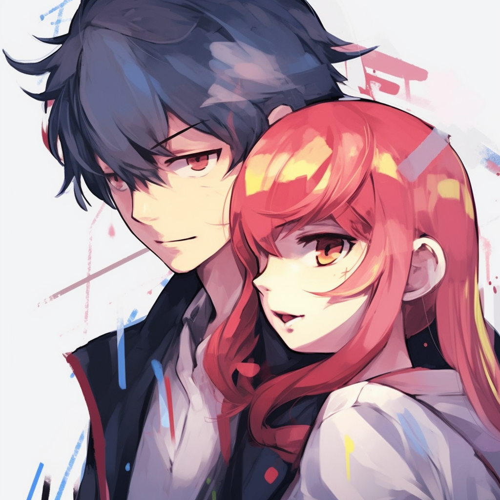 Ash and Pikachu together in a detailed art style, highlighted by expressive poses. unisex anime matching pfpHD, free download