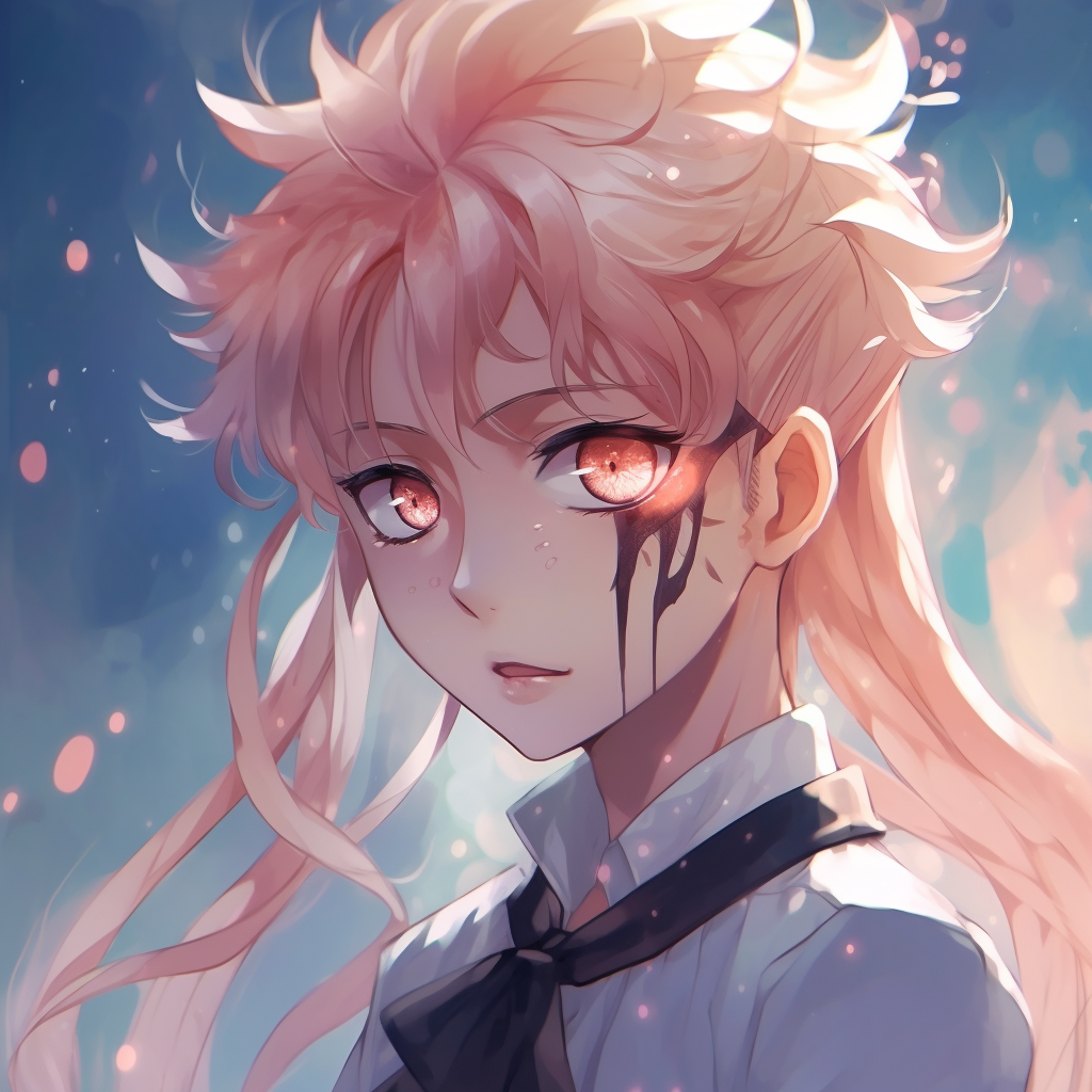 Close-up of Usagi Tsukino, showing large expressive eyes and detailed hair. classic anime pfp pfp for discord.