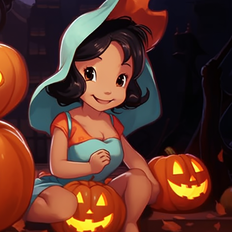 Iconic Nightmare before Christmas duo, detailed line work with a dark and haunting aesthetic. disney halloween matching pfp collection pfp for discord.