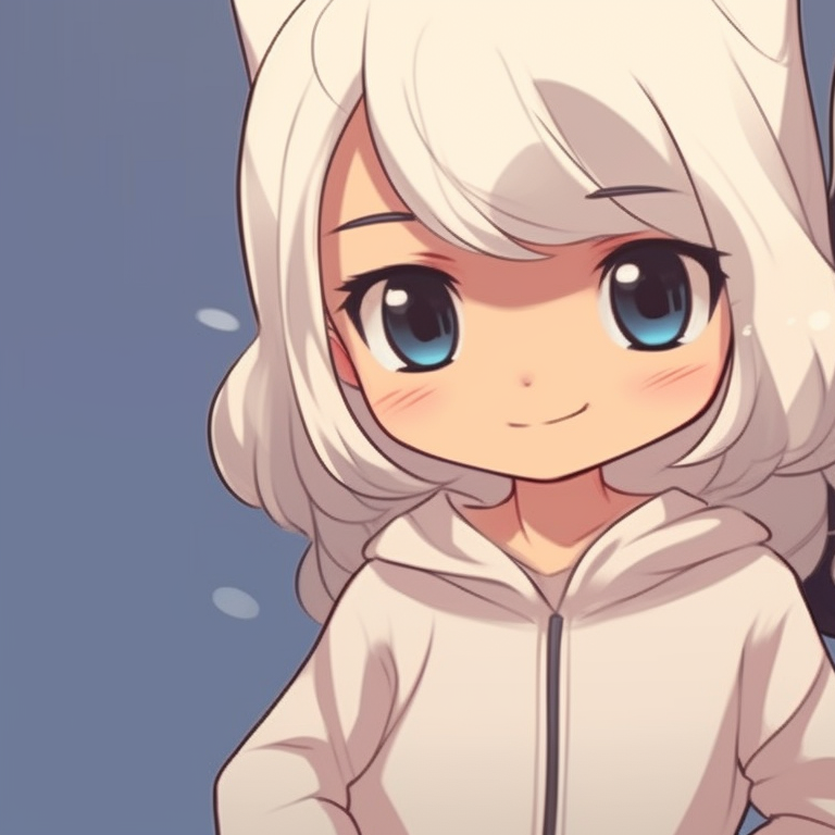 Two characters in matching pajamas, soft colors and simple lines. matching pfp for friends featuring cartoons pfp for discord.