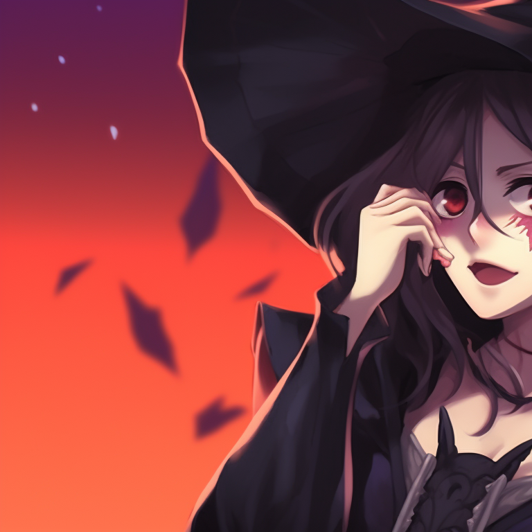 Two anime characters, ethereal looks with spectral outfits, bathed in a soft moonlight, surrounded by floating lanterns. unique halloween matching pfps pfp for discord.