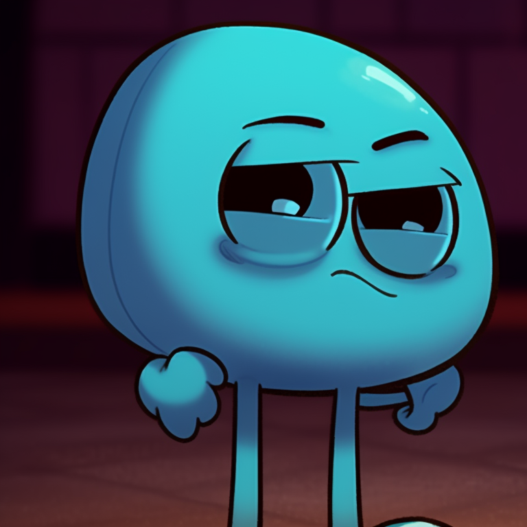 Gumball and Darwin, comical expressions, defined lines and cool color palette. gumball and darwin cartoon network pfp pfp for discord.