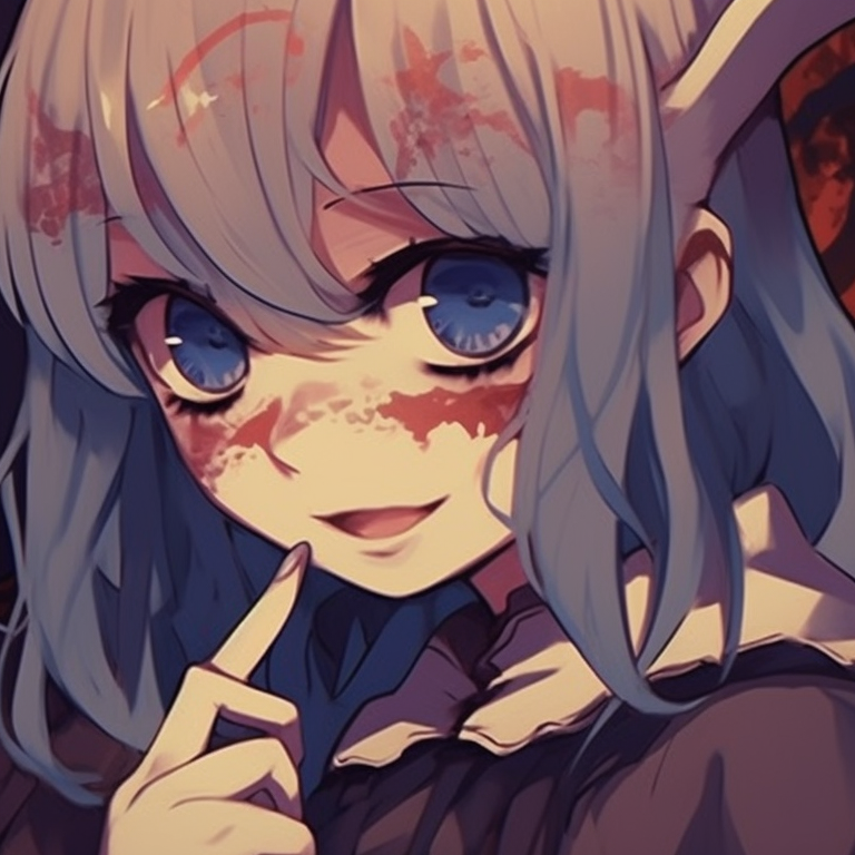 Two characters, dressed as vampires, pale colors and vintage style, sharing a gaze. cool halloween themed matching pfp girl pfp for discord.