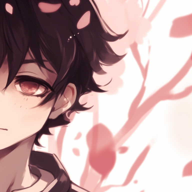 Two characters under a starry sky, black silhouettes contrasting with a colorful galaxy. cool memcchi matching pfp pfp for discord.