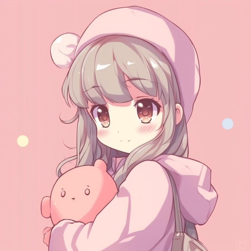 Cute anime schoolgirl writing in her notebook, vibrant colors and focus on character expression. sweet pfp for cute school girls pfp for discord.