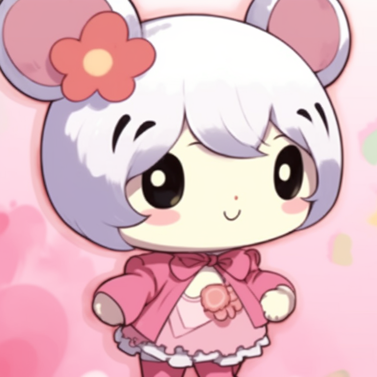 My Melody and Kuromi in active poses, vibrant colors and distinctive line art. best collection of my melody and kuromi pfp match pfp for discord.