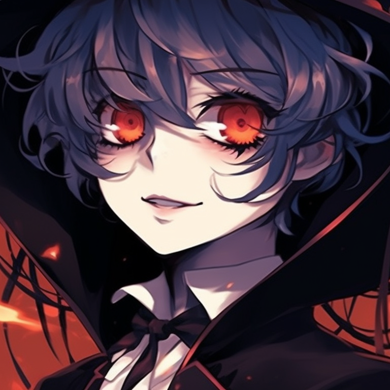 Shadowy figures of two characters, muted background, accentuated to create a spooky atmosphere. creepy halloween pfp matching pfp for discord.