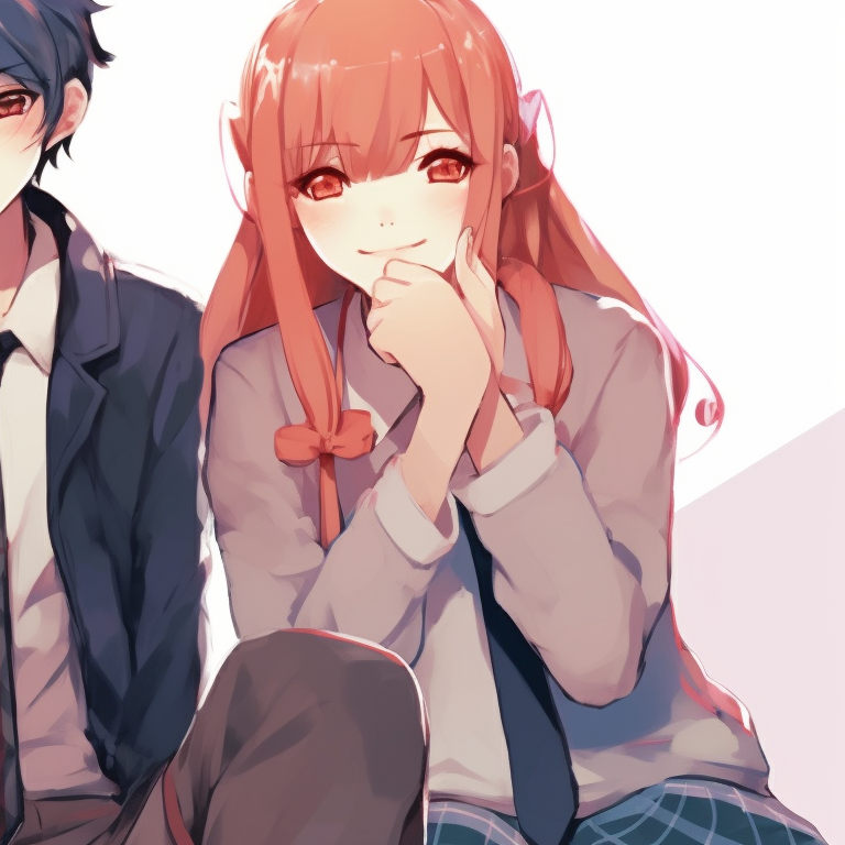 Three characters with a camera, realistic details and soft colors, capturing a moment. trio matching profile photos for friends pfp for discord.