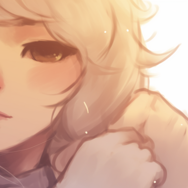 Two anime-style cat characters, under a full moon, a serene and calm environment couple-themed cat matching pfp pfp for discord.