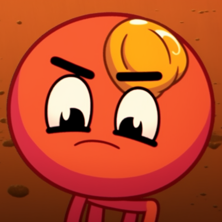 Close-up of Gumball and Darwin, comical expressions and minimalist style. gumball and darwin themed pfp pfp for discord.