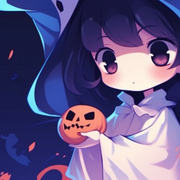Characters dressed as classic horror creatures, creative detail and a sense of fun in the design. adorable halloween theme - best friend matching pfp pfp for discord.