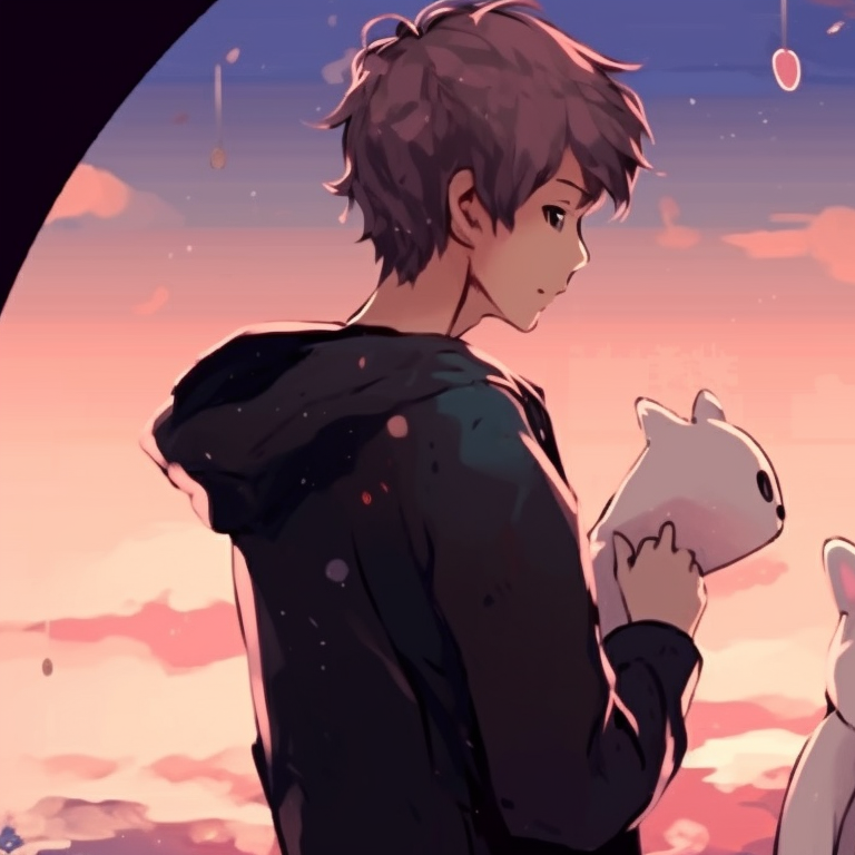 Two characters laughing together, vibrant colors and bubbly expressions. matching pfp for best friends inspiration pfp for discord.