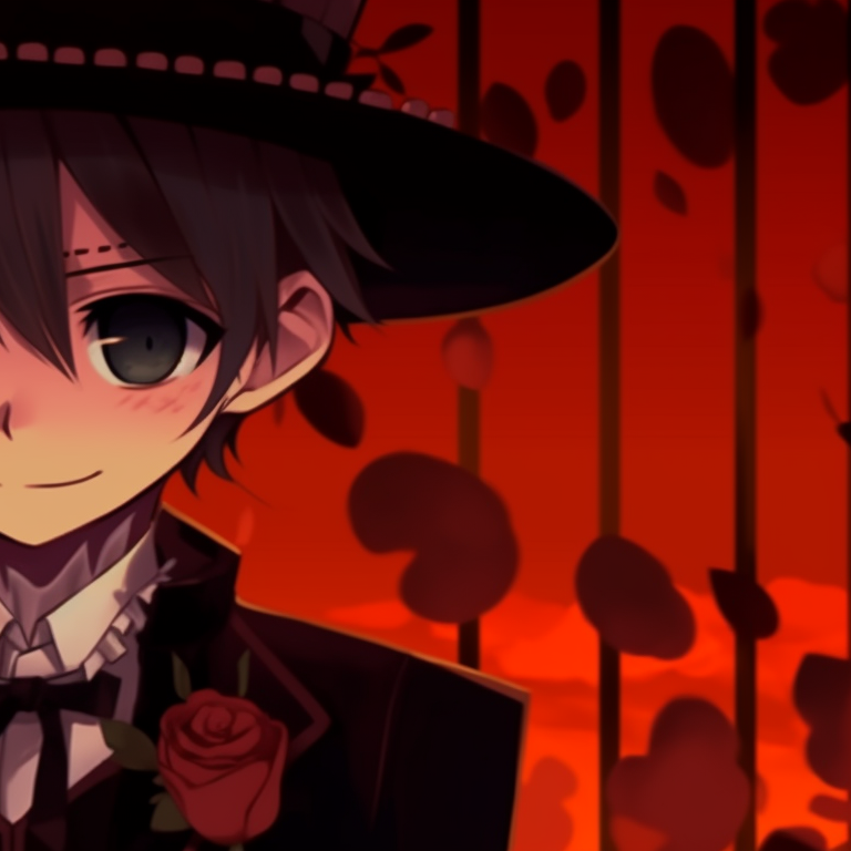 Profile pictures of Hanako and Yashiro displaying a ghostly aesthetic, defined lines, cool color palette. hanako and yashiro halloween theme matching pfp gallery pfp for discord.