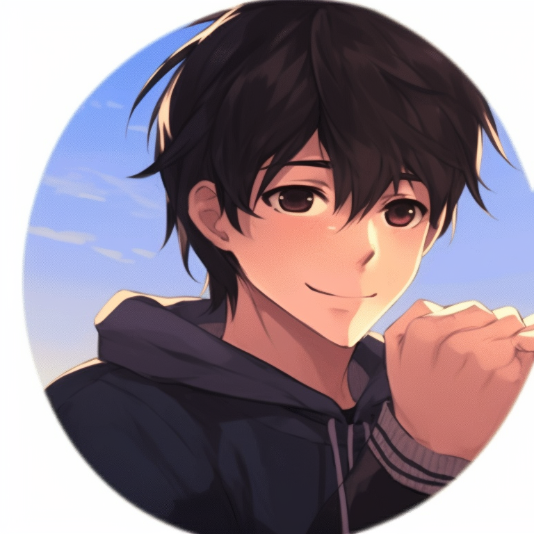 Two characters, blushing cheeks and intense gaze, holding hands. attractive real-life matching couple pfp pfp for discord.