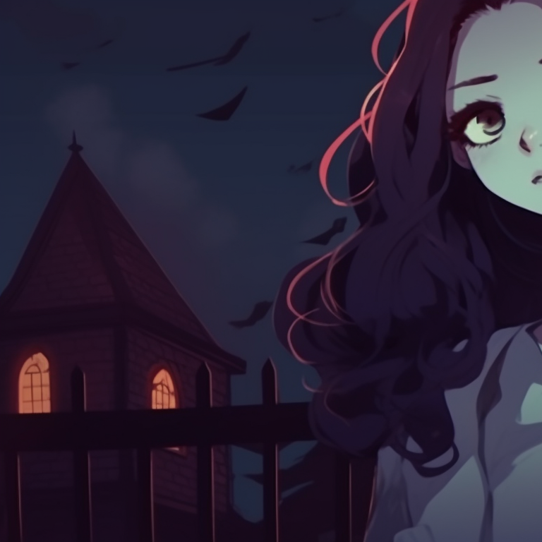 Two characters disguised as pumpkins, vibrant oranges and playful vibe. unique non-anime halloween matching pfp themes pfp for discord.