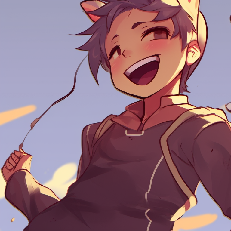 Two characters in exaggerated poses, vibrant colors and cartoonish style, laughing. funny matching pfp for friends options pfp for discord.