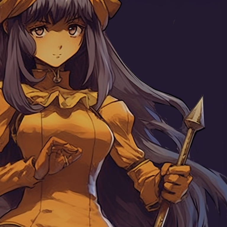 Profiles of orange pumpkin and Casca in Pumpkin helmets, attention to armor detail berserk characters in halloween outfits pfps pfp for discord.