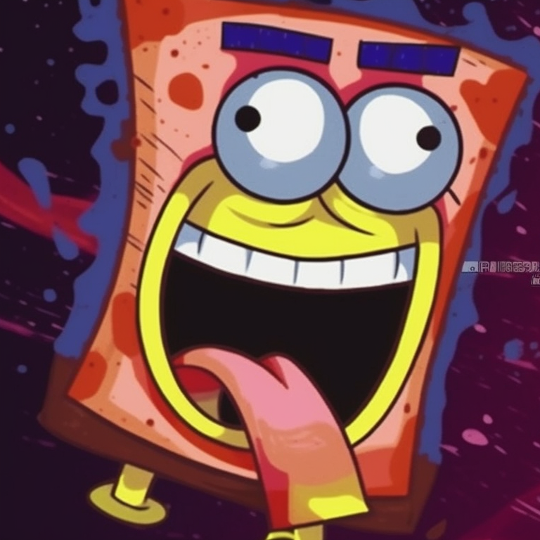 Two characters, vibrant colors and bold outlines, standing side-by-side. spongebob character matching profile pictures pfp for discord.