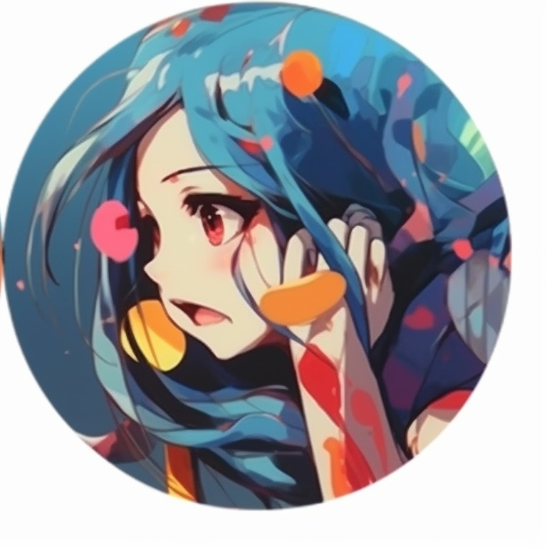 Two characters, cubist interpretation, contrasting hues and solid blocks of color. abstract best friend pfp matching profile pictures pfp for discord.