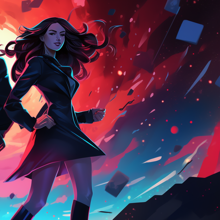 Two agents back-to-back, dressed in matching gear with detailed stitching and strong hues. valorant matching pfp designs pfp for discord.