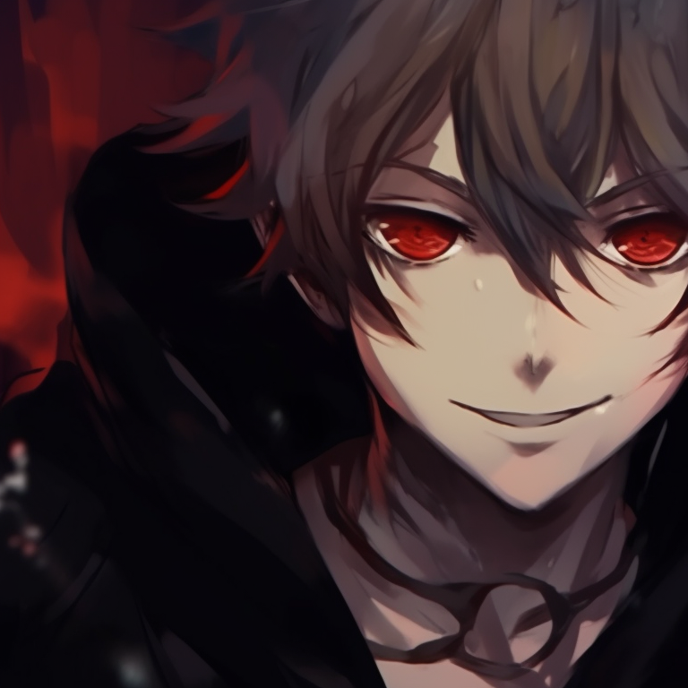 Two characters in masquerade masks, detailed line work and rich, deep hues. spooky boys match pfp halloween night pfp for discord.