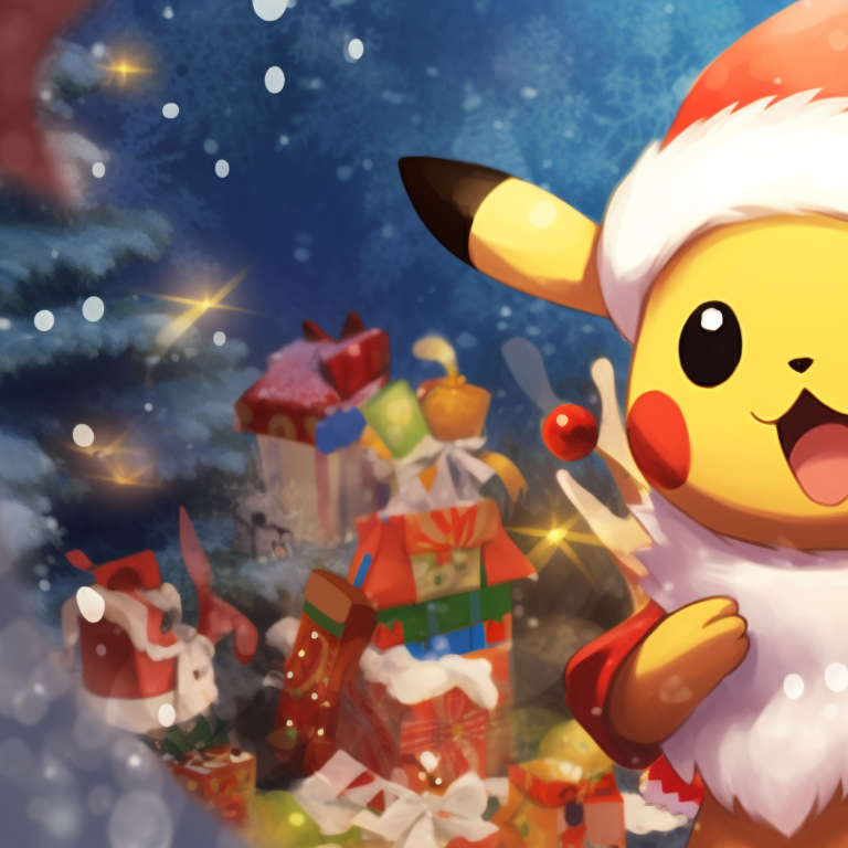 Two Charizards, adorned with Christmas lights, with a cozy fireplace in the background. festive matching christmas pokemon pfp for adults pfp for discord.