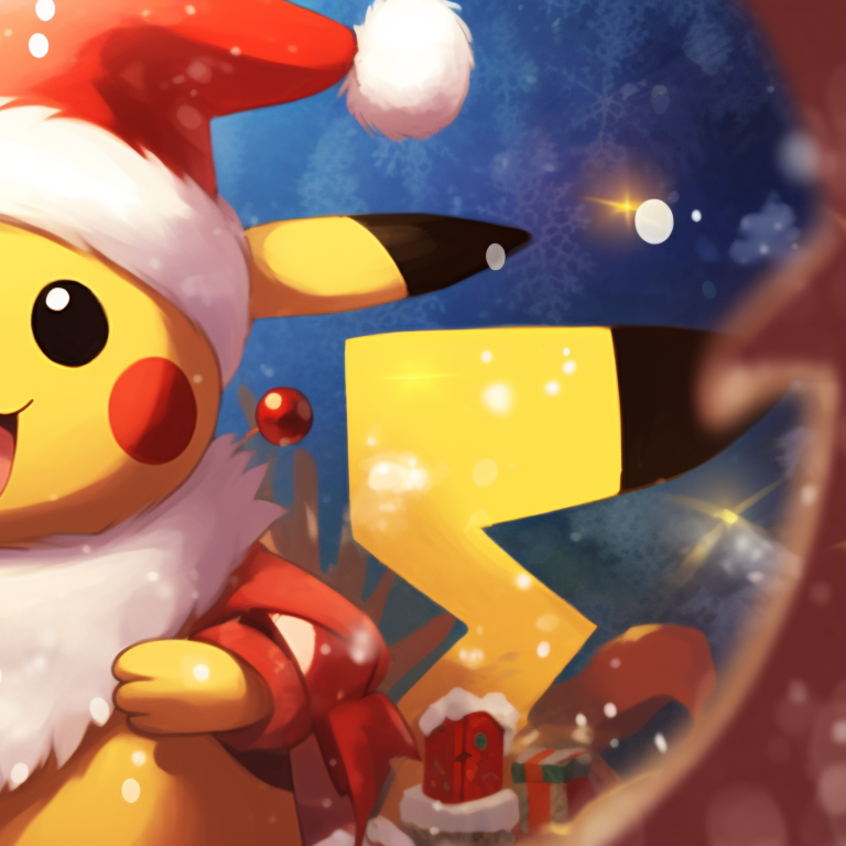 Two Charizards, adorned with Christmas lights, with a cozy fireplace in the background. festive matching christmas pokemon pfp for adults pfp for discord.