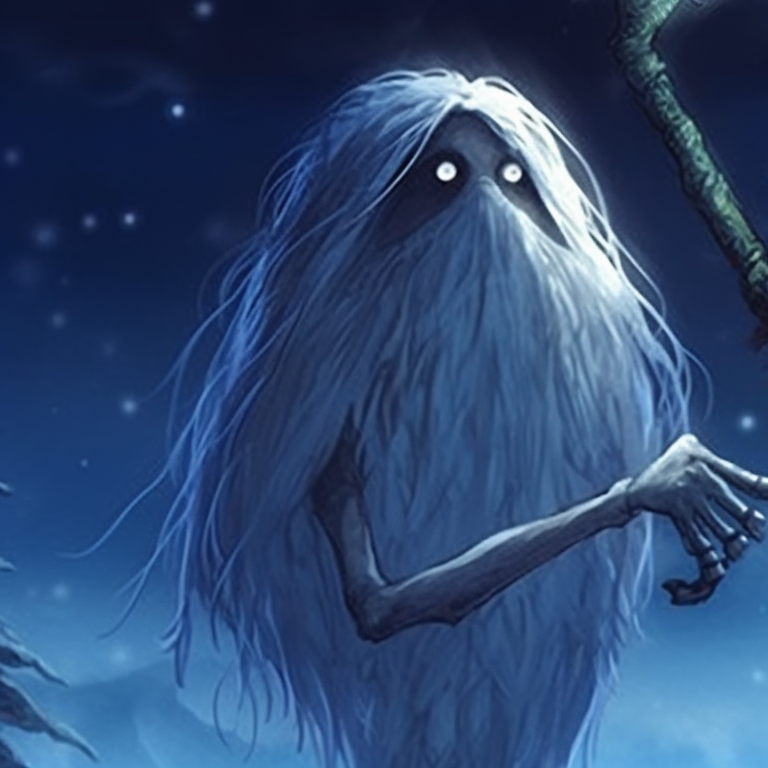 Two characters dressed as ghastly wraiths, hauntingly singing carols. matching scary christmas pfp classic monster scenes pfp for discord.