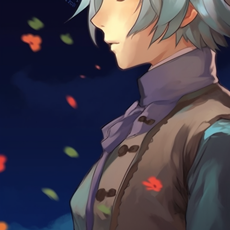 Howl's various transformation forms combined with Sophie's witch outfit, dark tones and intricate details howl's moving castle halloween matching pfp ideas pfp for discord.