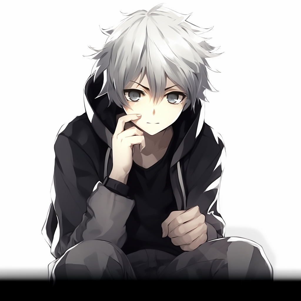 Anime girl radiating a celestial aura, white background and clothing adorned with exquisite details. popular white anime pfp selection