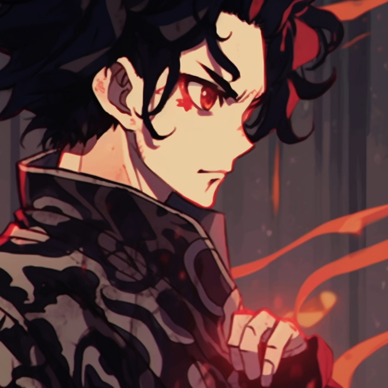 Two characters in a serene environment with scattering cherry blossoms, rendered in soft pastel palette. incredible demon slayer matching pfp pack pfp for discord.