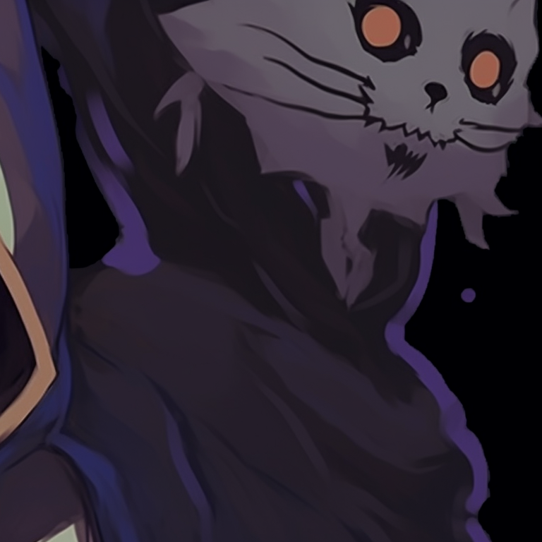 Two characters with ghostly appearances, dark colors, spooky expressions. halloween pfp themes pfp for discord.
