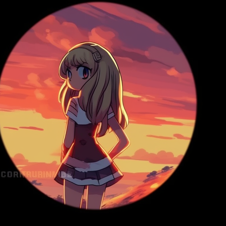 Two characters cloaked in flames, bold lines and blazing colors. innovative cartoon matching pfp designs pfp for discord.