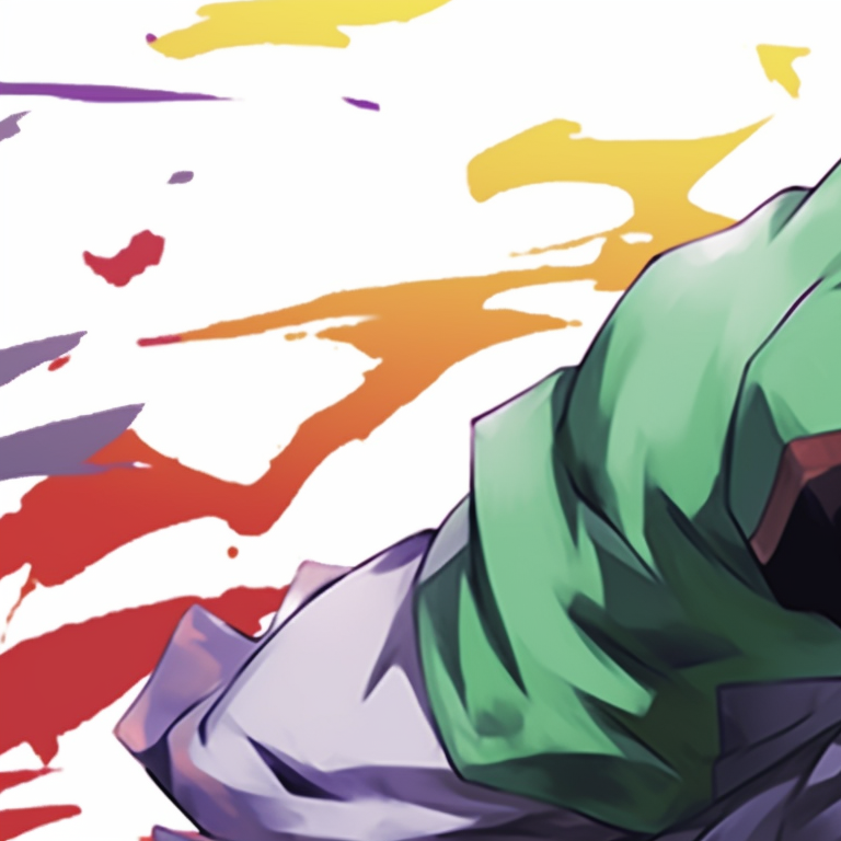 Gon and Killua together, relaxing atmosphere and warm colors. manga gon and killua matching pfp pfp for discord.