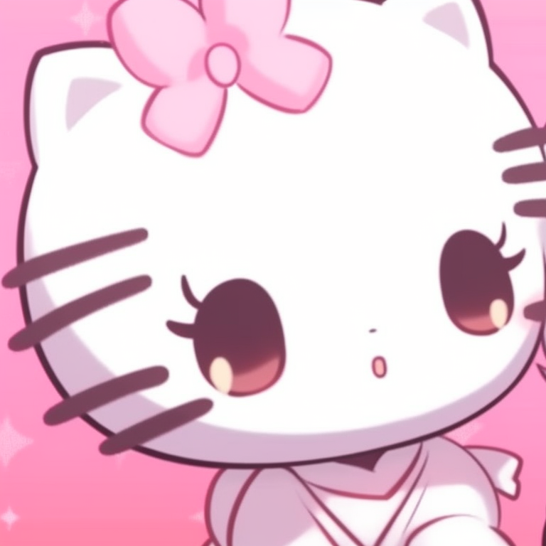 Two Hello Kitty characters, bright colors and smiling faces. hello kitty matching pfp ideas pfp for discord.