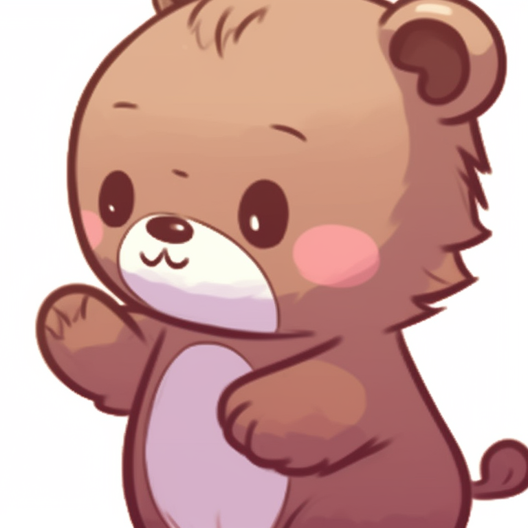 Two bear characters whispering to each other, with playful expressions and bubblegum colors. new milk and mocha pfp selections pfp for discord.