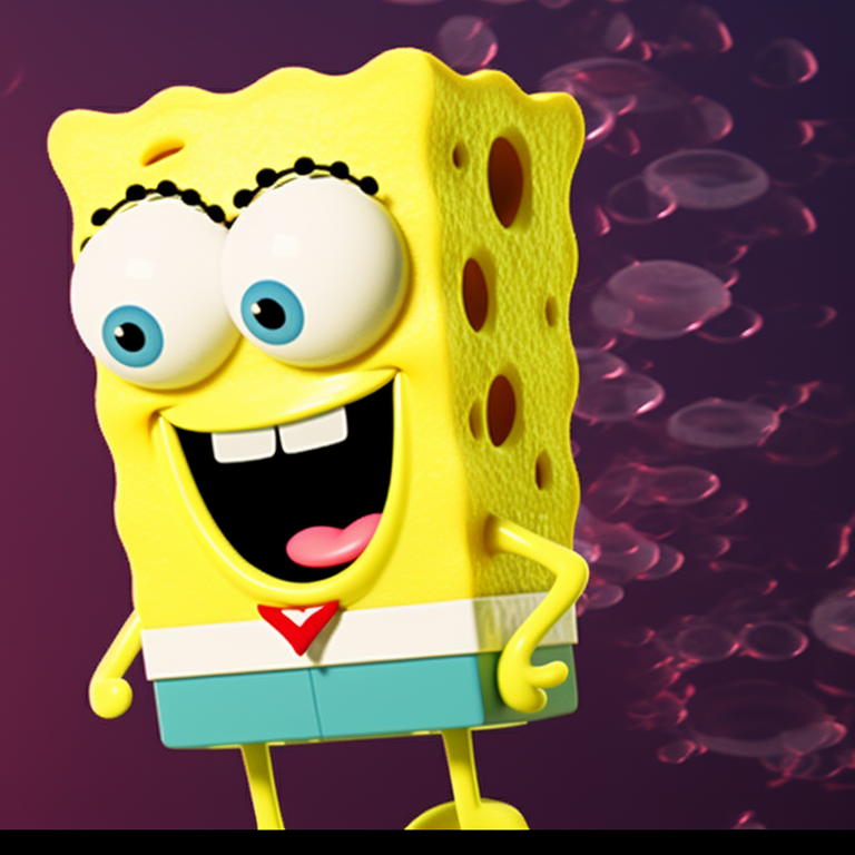Spongebob and Pearl together, cheerful expressions and vibrant, cartoonish style. spongebob and pearl matching profile picture pfp for discord.