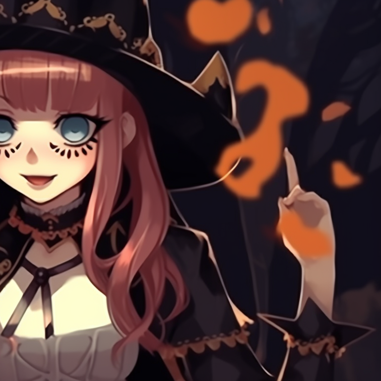 Two characters under an uncanny dusk sky, muted colors and eerie mood. spooky halloween theme my dress up darling matching pfp fashion pfp for discord.