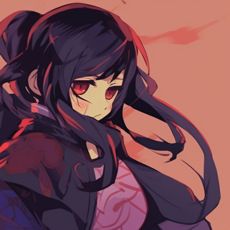 Two characters whispering secrets by the sea, surreal blues and minimalistic detailing. anime inspired matching pfp couples pfp for discord.