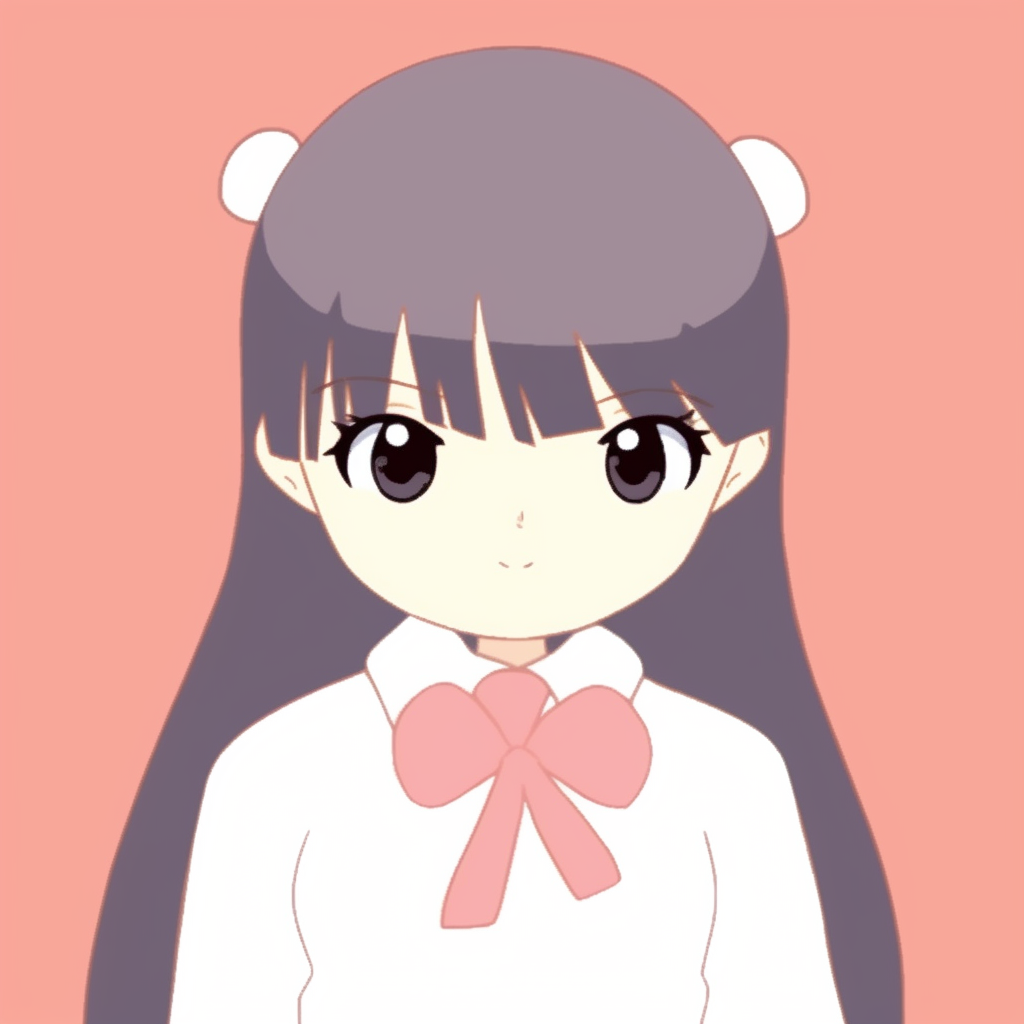 Tohru in her school uniform, with a focus on the outfit's detail and soft color palette. anime themed pfp for school pfp for discord.