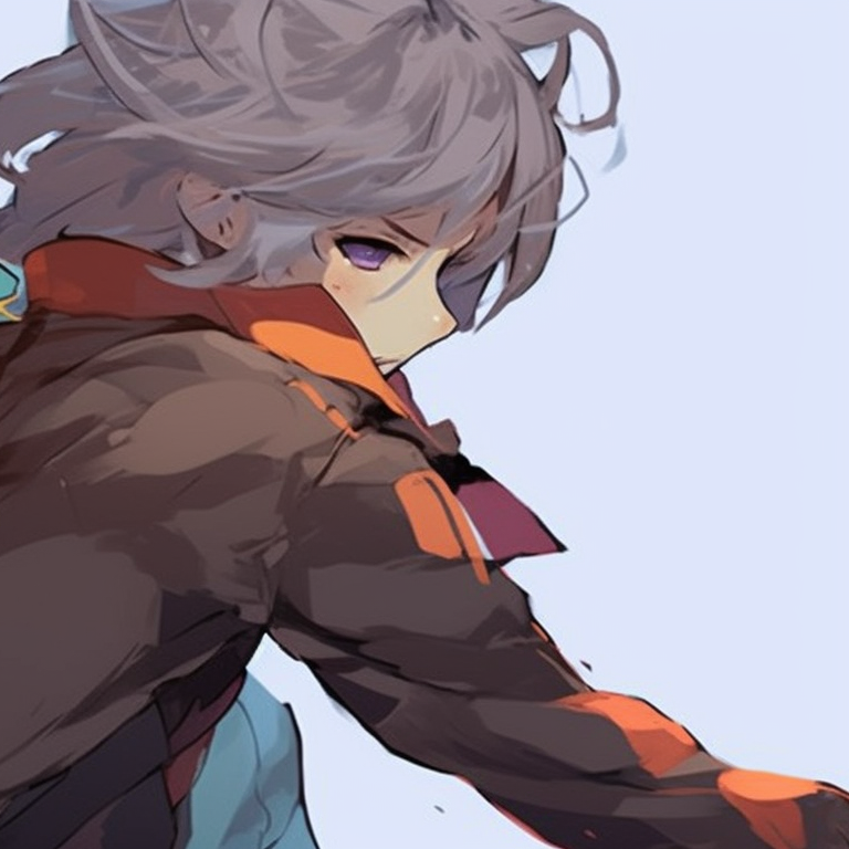 Two characters in pixel art style, matching outfits and playful expressions. anime pfp matching for gamers pfp for discord.