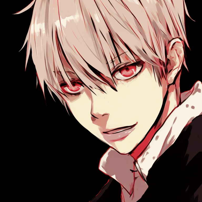 Two characters sinking into the abyss, dark palette with eerie lighting. chainsaw man coordinated pfp pfp for discord.