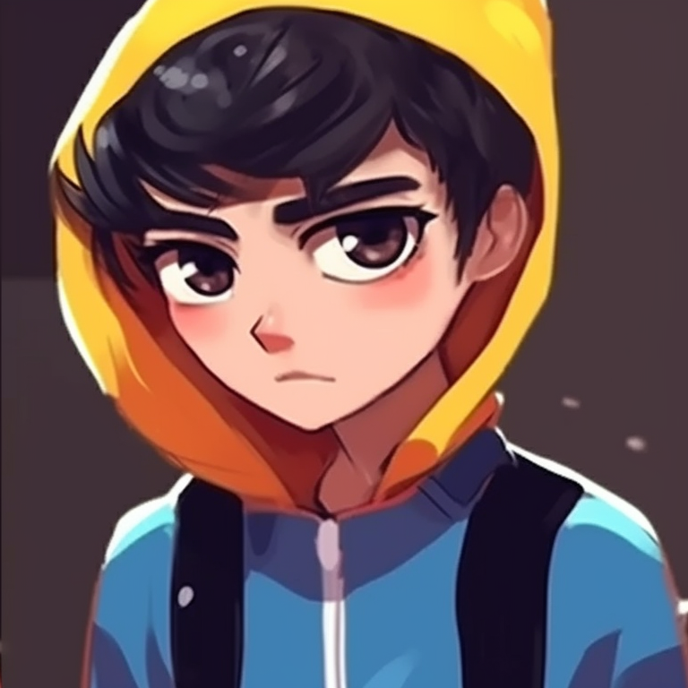 Two characters wearing goofy costumes, vibrant colors, and exaggerated expressions. cute and funny matching pfp ideas pfp for discord.