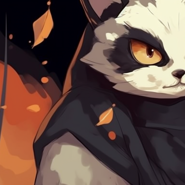 Two mouse characters, bright colors, and Halloween candies. halloween themed matching animal profile images pfp for discord.